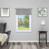 28-48 in. Adjustable Petite Café Curtain Rod, 2-Pack, 7/16 in. Diameter, Bronze 28-48