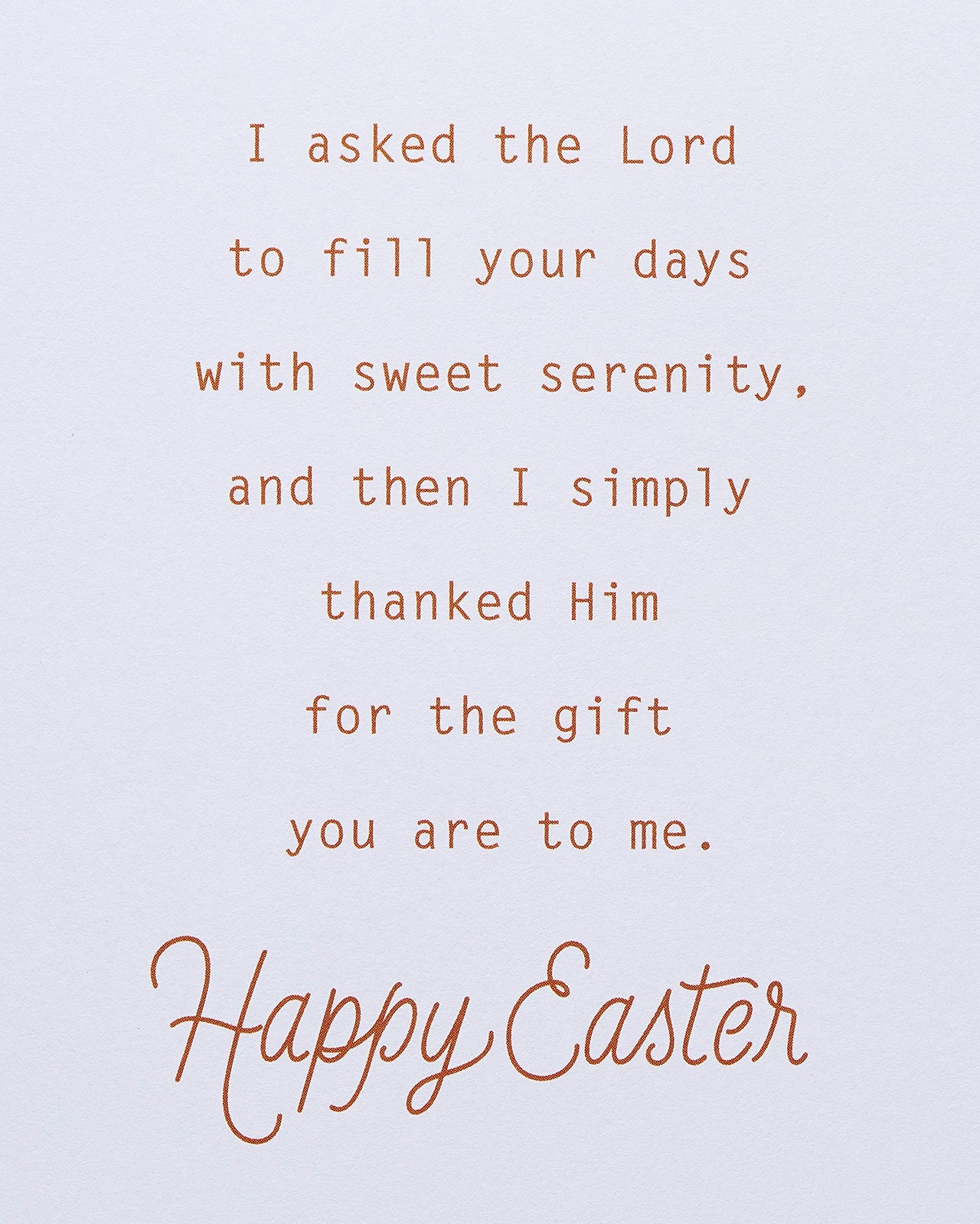 American Greetings Religious Easter Card (Lord Be With You)
