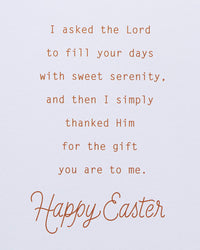 American Greetings Religious Easter Card (Lord Be With You)