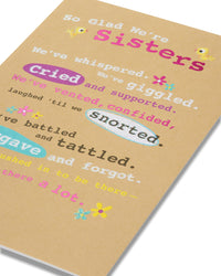 American Greetings Birthday Card for Sister (We're Sisters) We're Sisters