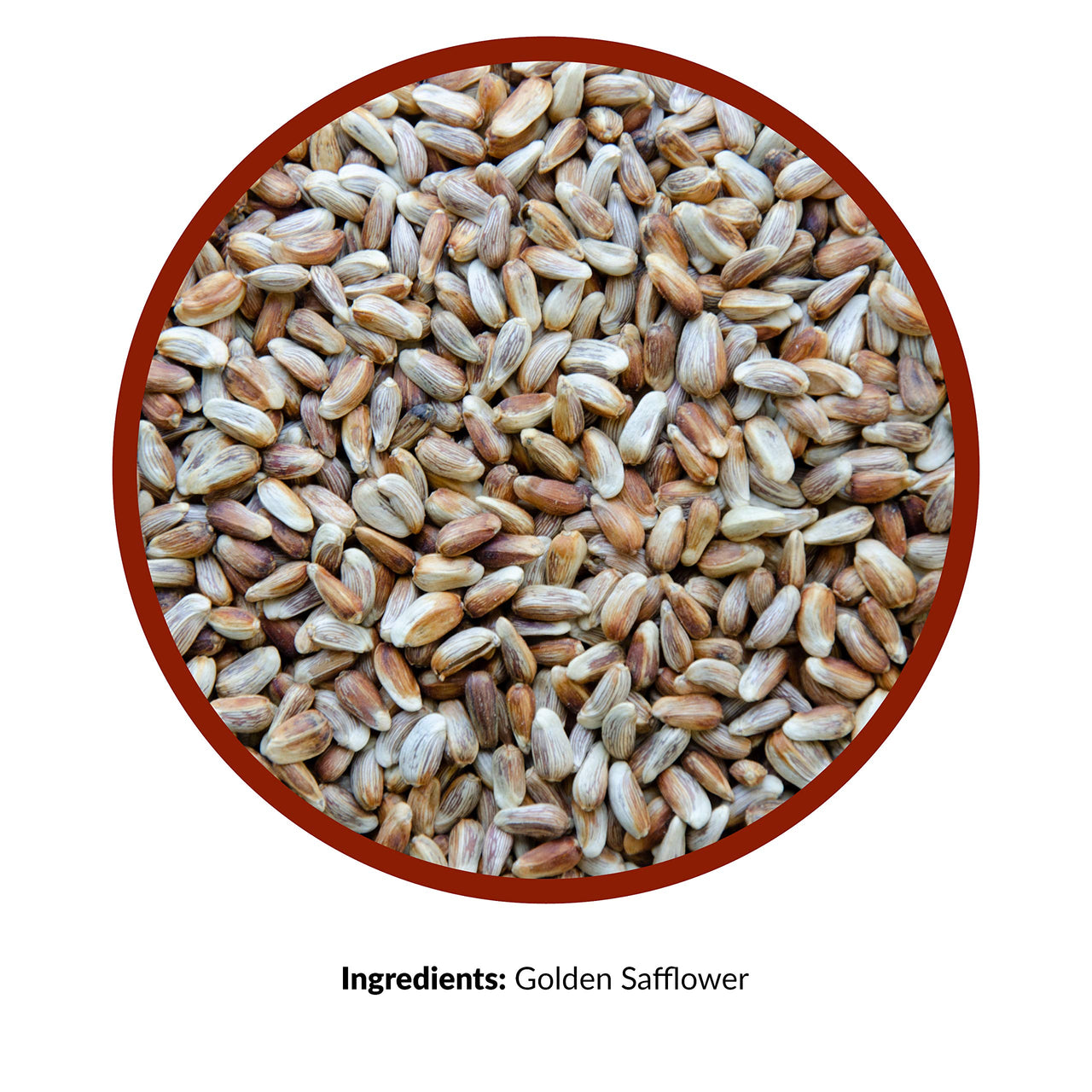 Lyric Golden Safflower Seed - Attracts Cardinals, Chickadees, Woodpeckers & More - 12 lb Bag 12 Pound (Pack of 1)