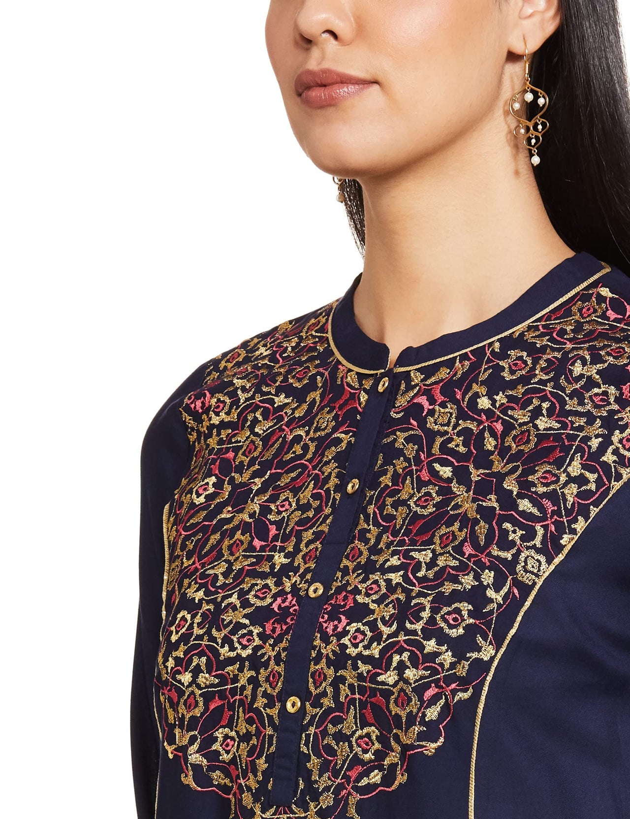 Aurelia Women's  Viscose Regular Kurta