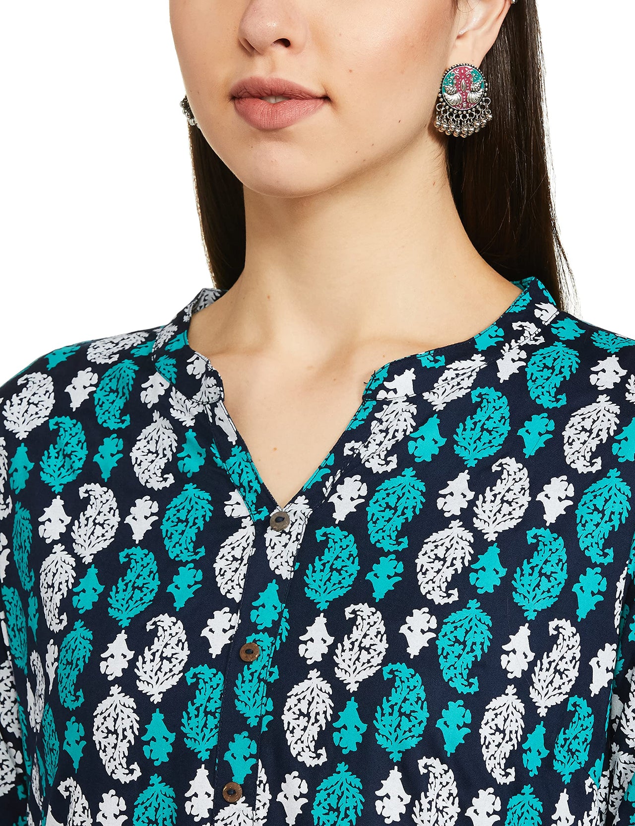 Karigari by Unlimited Women's  Rayon Classic Kurta