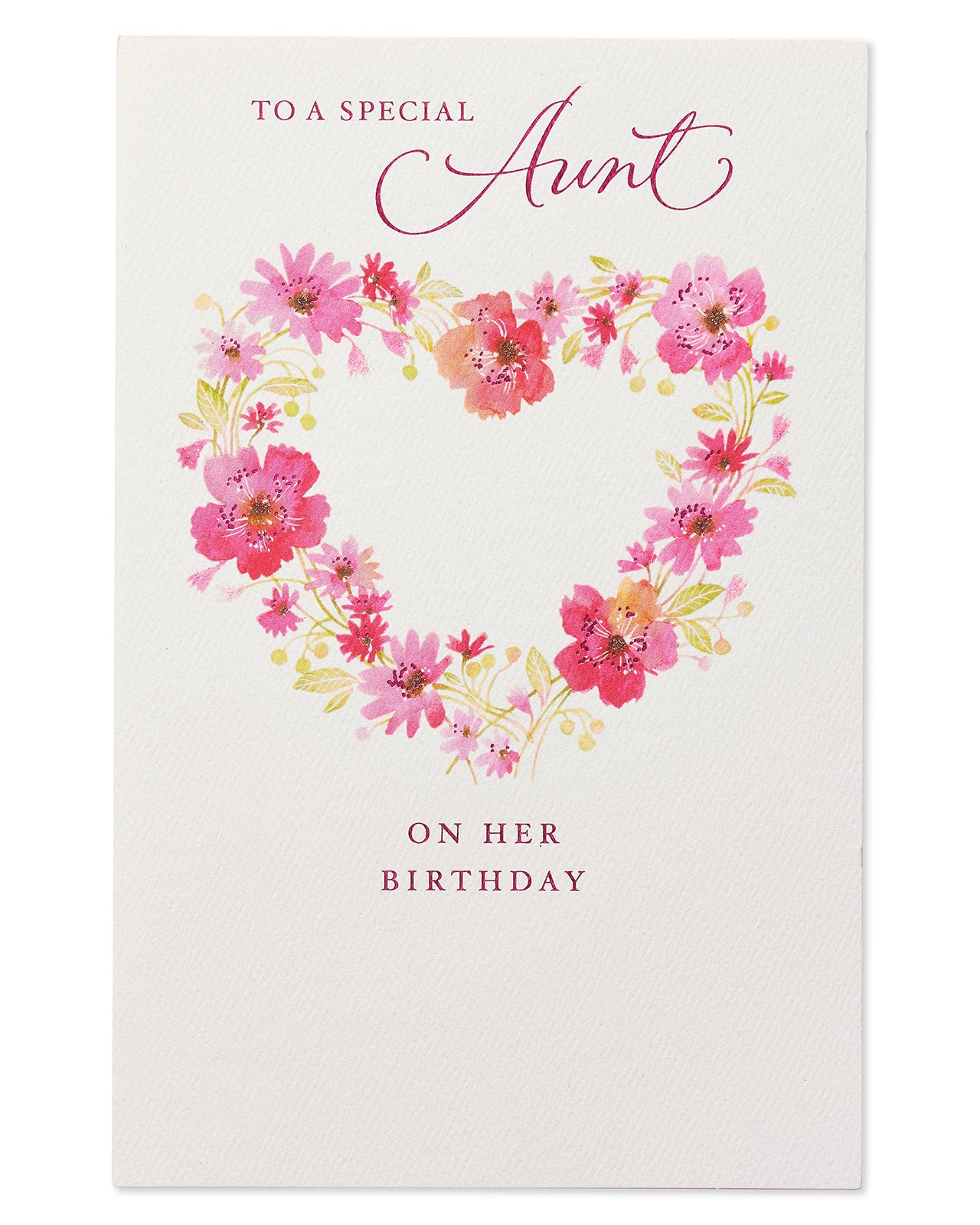 American Greetings Birthday Card for Aunt (Floral) Floral Birthday Card for Aunt