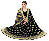 PANASH TRENDS Women's  Kanchipuram Banarasi Art Silk Saree with Blouse Piece