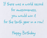 American Greetings 10th Birthday Card (Big 10) Big 10