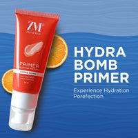ZM Zayn & Myza Hydra Bomb Primer with Orange Peel Extract For smooth & long lasting make up, All Skin Types, 30 ml
