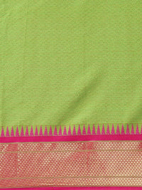 Pandadi Saree Women's  Cotton Silk Saree With Blouse Piece