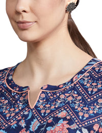 Aurelia Women Cotton Blend Kurta & Palazzo