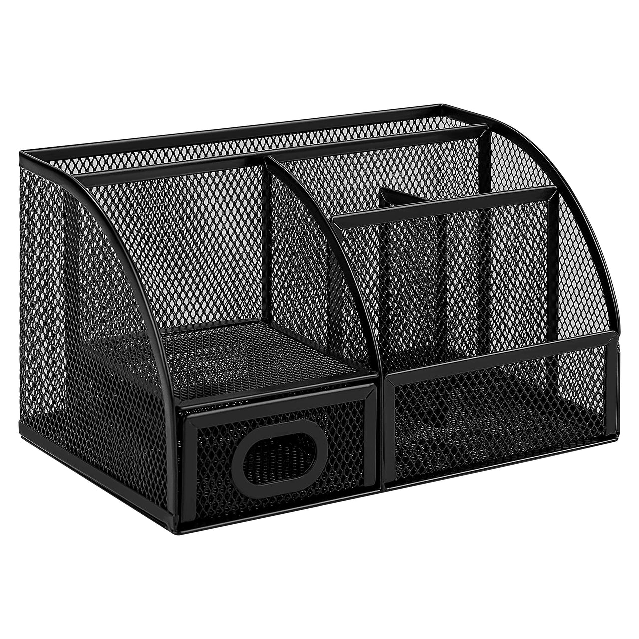 Basics Mesh Pen Holder and Organizer, Black, ‎9.1" x 5.9" x 5.5'' Pen Holder Organizer