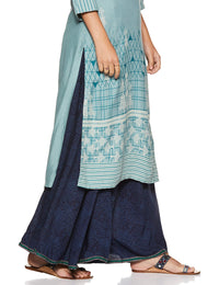 BIBA Women's  Rayon Palazzo Bottom L Ind