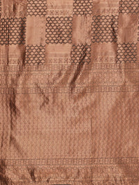 Satrani Women's Jacquard Poly Silk Saree With Unstitched Blouse Piece