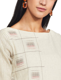 BIBA Women's  cotton a line Salwar Suit Set