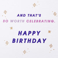 American Greetings Birthday Card for Her (So Worth Celebrating)