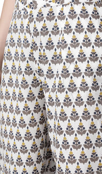 rytras Women's  Rayon Printed Anarkali Kurti with Palazzos Pant and Dupatta Set