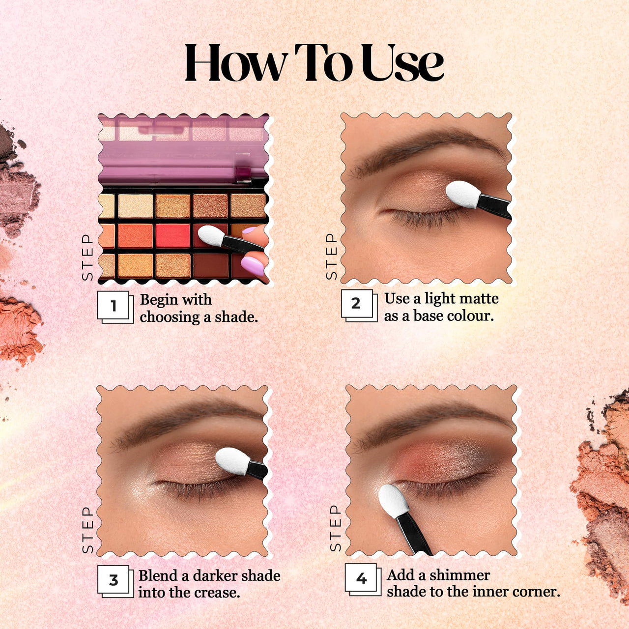 Hilary Rhoda Soft Glam Eyeshadow Palette | Highly Pigmented & Long Lasting Eyeshadow Palette | Matte & Shimmer Finish | 18 Shades (Multicolor - Shade 2)