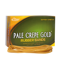 Alliance Rubber 20255 Pale Crepe Gold Rubber Bands Size #117A, 1 lb Box Contains Approx. 600 Bands (7