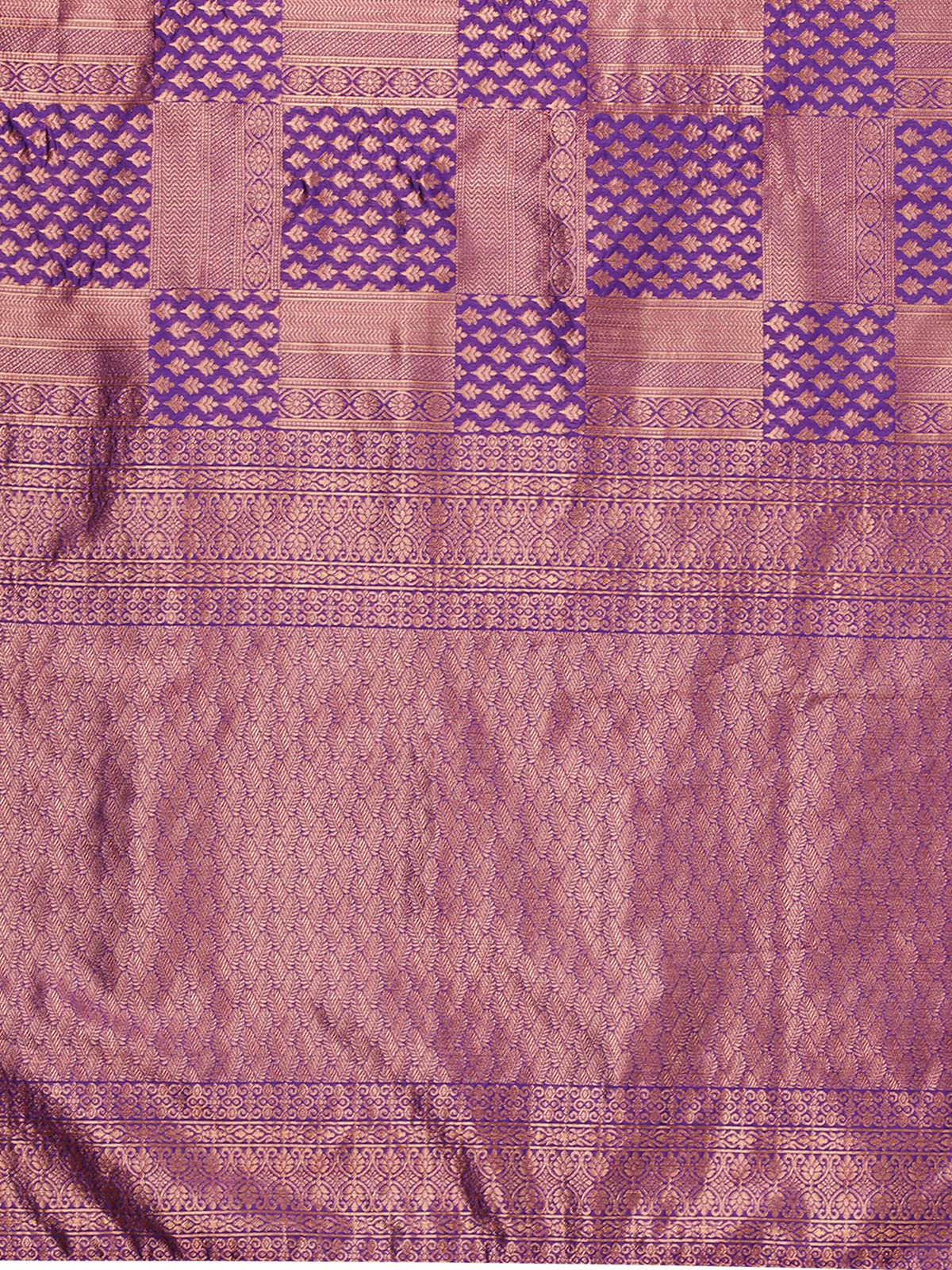 Satrani Women's Jacquard Poly Silk Saree With Unstitched Blouse Piece