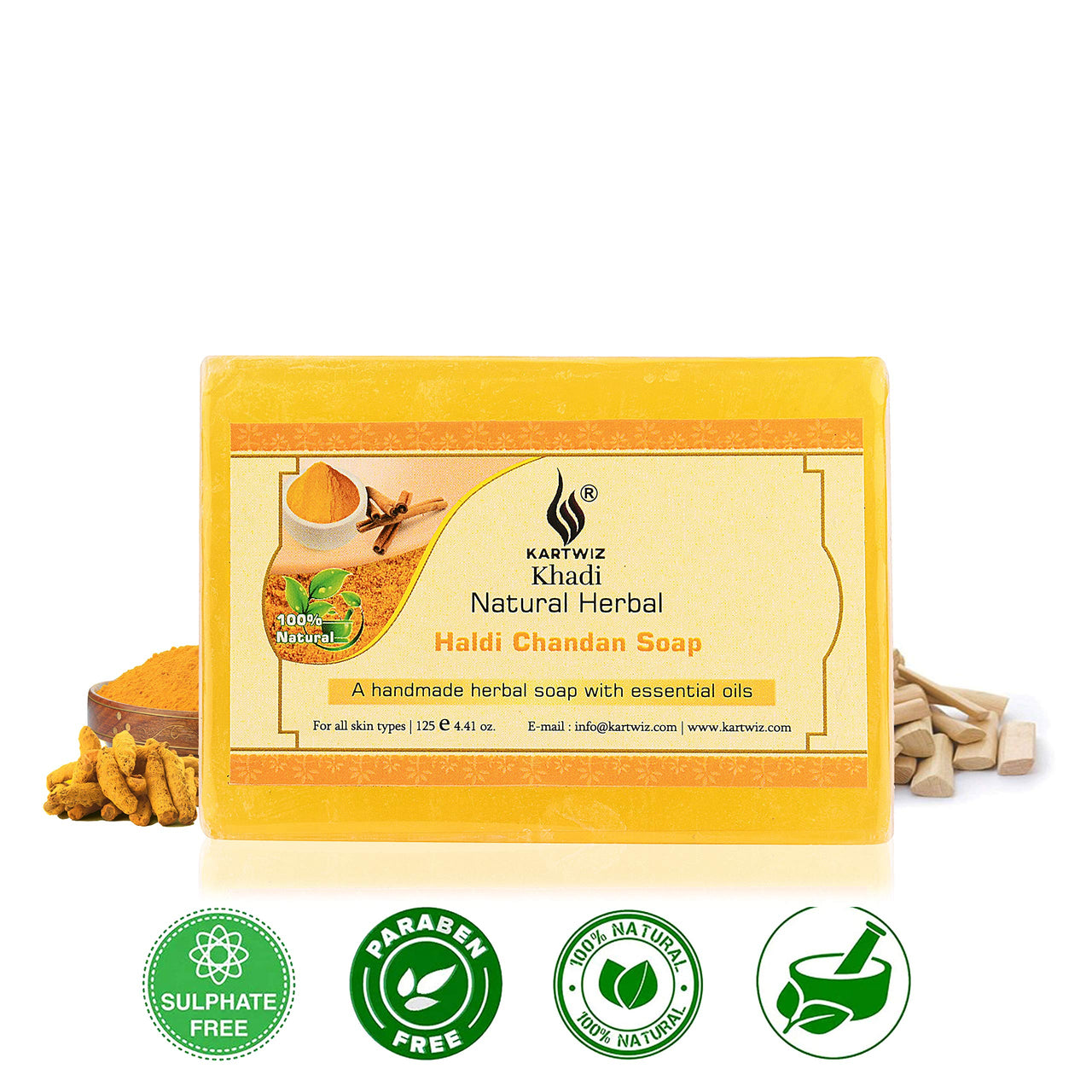 Khadi Natural Herbal Homemade Assorted Soap, Set Of 10