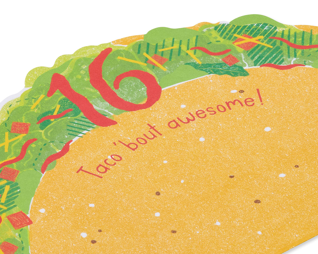 American Greetings 16th Birthday Card (Taco 'Bout Awesome) Taco 'Bout Awesome