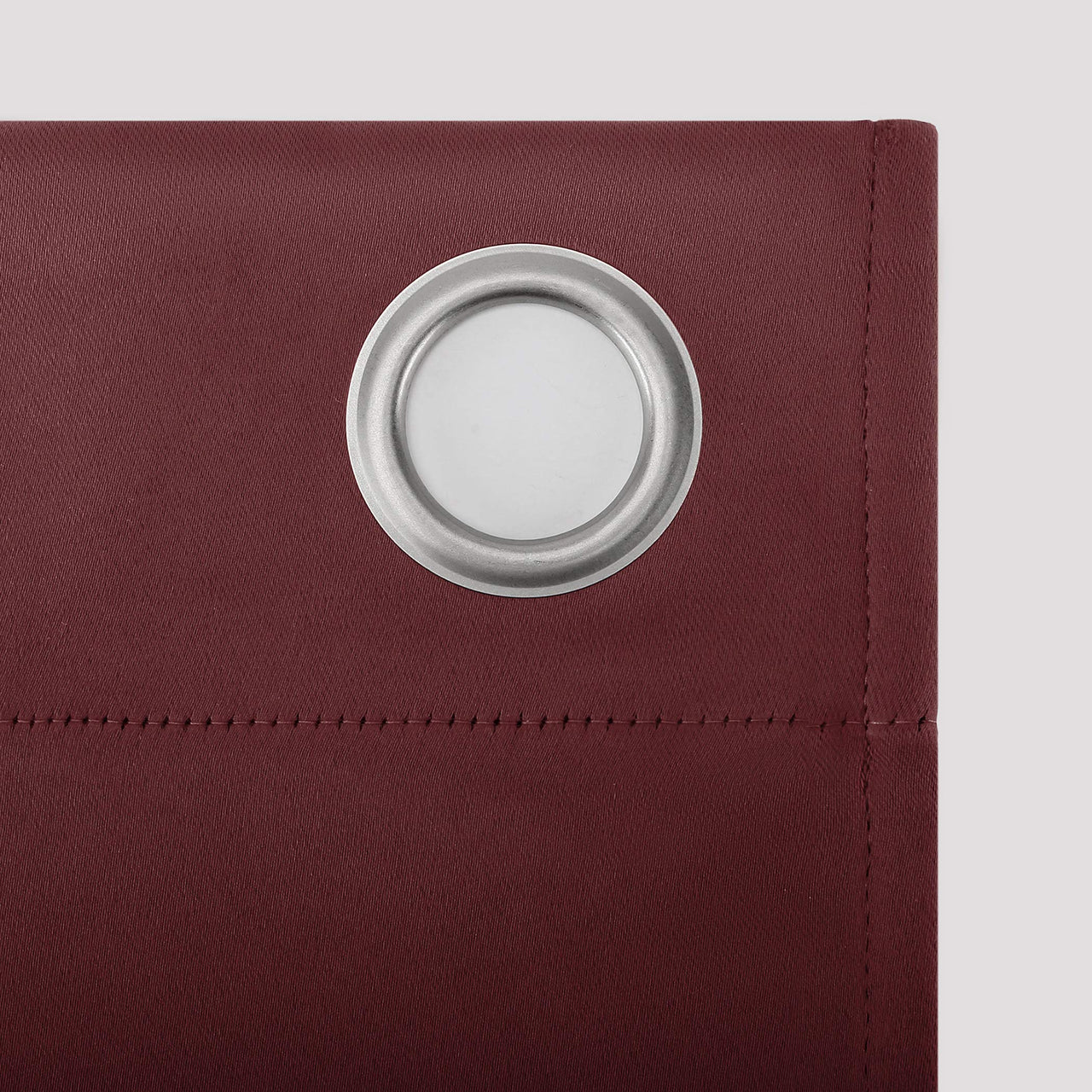 Sun Zero Easton Energy Saving Blackout Grommet Curtain Panel, 40" x 108", Wine Red 40" x 108"