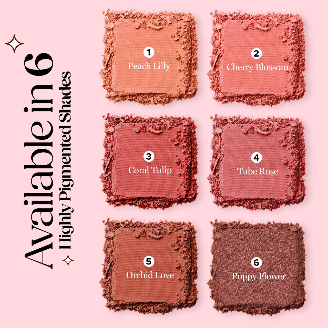 Hilary Rhoda Blush Rush | Highly Pigmented | Silky Smooth Texture | Available in 6 Shades | Matte Finish | Buildable Coverage | Blends Easily & Glides on Smoothly - 6g (Tube Rose | Shade 04)