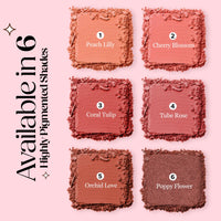 Hilary Rhoda Blush Rush | Highly Pigmented | Silky Smooth Texture | Available in 6 Shades | Matte Finish | Buildable Coverage | Blends Easily & Glides on Smoothly - 6g (Tube Rose | Shade 04)