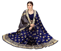 PANASH TRENDS Women's  Kanchipuram Banarasi Art Silk Saree with Blouse Piece