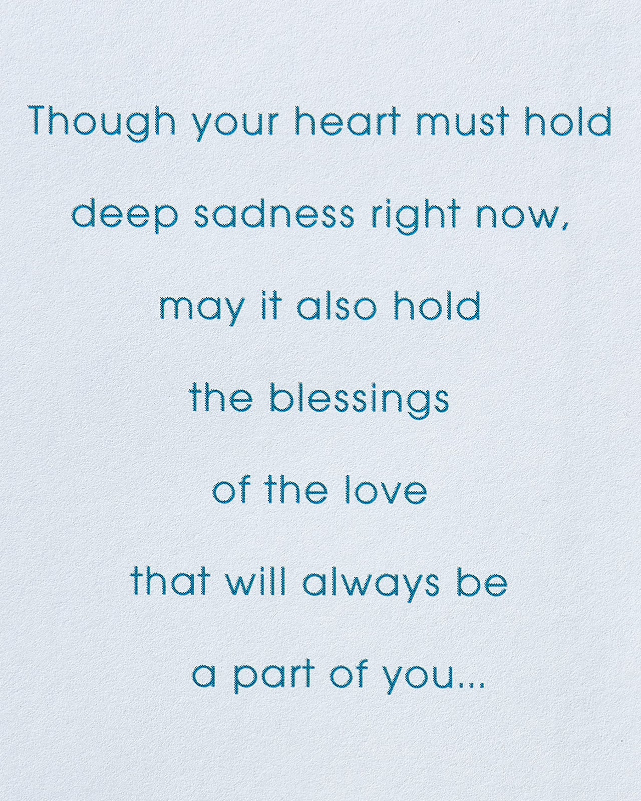 American Greetings Religious Sympathy Card (Faith, Hope, and Love) Faith, Hope, and Love