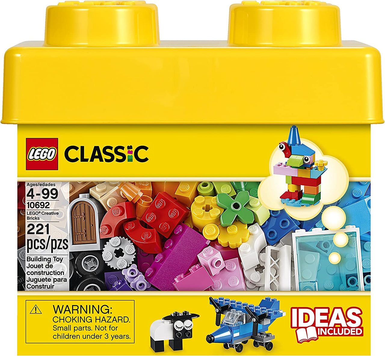 LEGO Classic Creative Bricks 10692 Building Blocks, Learning Toy (221 Pieces)