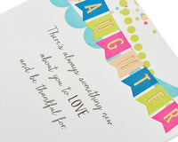 American Greetings Birthday Card for Daughter (Thankful) Thankful