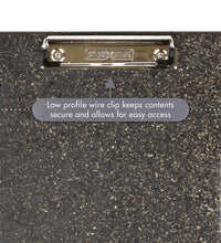 Dexas Slimcase 2 Storage Clipboard with Side Opening 12.5 x 9.5 in Heavy Granite. Organize in Style for Home, School, Work or Trades! Ideal for Teachers, Nurses, Students, Homeschooling