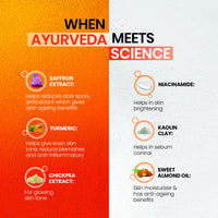 DABUR Kesar Ubtan Face Wash-100Ml|Enriched With Natural Turmeric, Niacinamide & Saffron To Brighten, Tone And Gently Exfoliate Skin|For Removing Tan, Dark Spots, Dirt & Impurities|For Men & Women