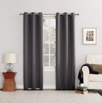 Sun Zero Easton Energy Saving Blackout Grommet Curtain Panel, 40