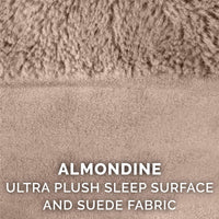 Furhaven Replacement Dog Bed Cover Plush & Suede Sofa-Style, Machine Washable - Almondine, Large Cover Only 36.0