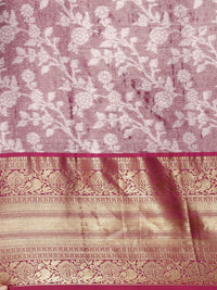 Pandadi Saree Women's  Arasi Soft Tissue Banarasi Silk Dharmavaram Pattu Saree With Unstiched Blouse Piece