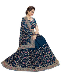 PANASH TRENDS Women's  Banarasi Barfi Silk Saree With Blouse Piece