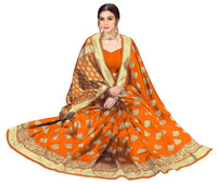 PANASH TRENDS Women's  Kanchipuram Banarasi Art Silk Saree with Blouse Piece