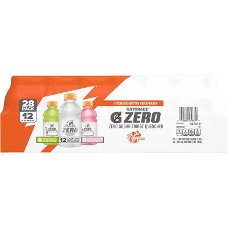 Gatorade G Zero Splash Variety Pack 12 Fl. Oz., 28 Pk.
