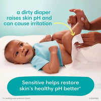 Pampers Sensitive Baby Wipes, Fragrance Free, 16 Pks., 896 Wipes