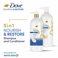 Dove Nourish & Restore 5-In-1 Conditioner, 33.8 Fl. Oz.