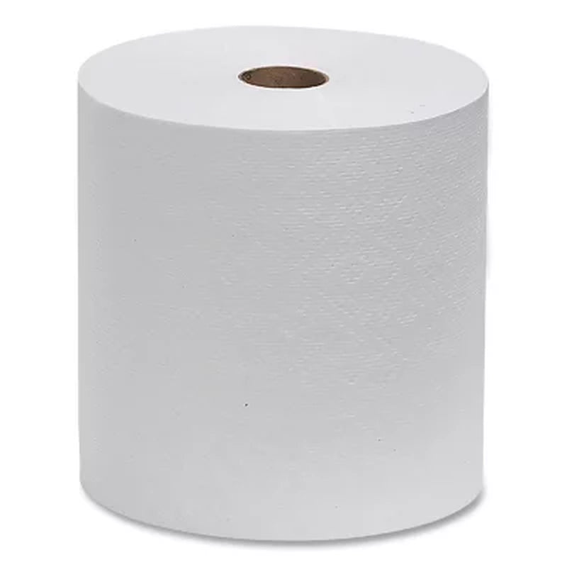 Marathon Hardwound Roll 1-Ply White Paper Towels 6 Rolls, 700 Ft./Roll