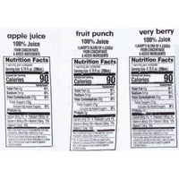 Apple & Eve 100% Juice Variety Pack, 6.75 Fl. Oz., 36 Pk.