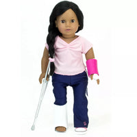 Sophia’S Doll Cast & Crutches Accessories Set for 18