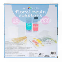 Art 101® Crafts Floral Resin Coasters Kit