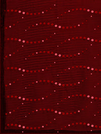 Amrutam Fab Women's  Embellished Net Pink Saree with unstitched Sequences velvet Blouse Piece