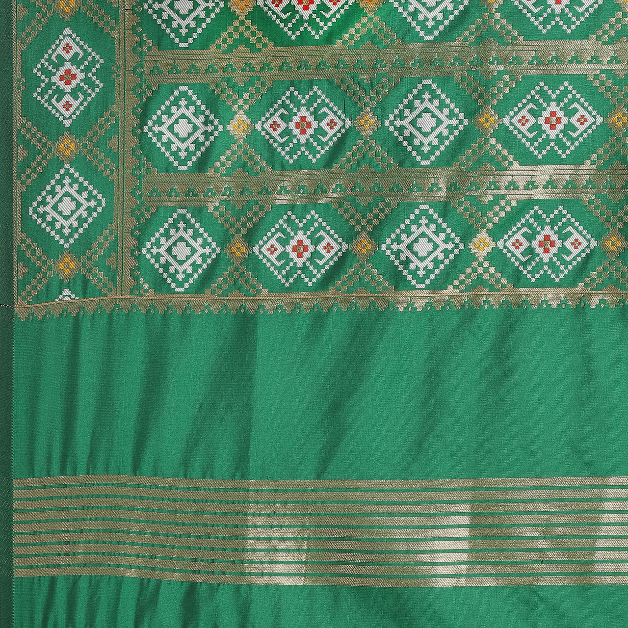 KAPAAHA Women's  Woven Design Silk Blend Dupatta Free Size