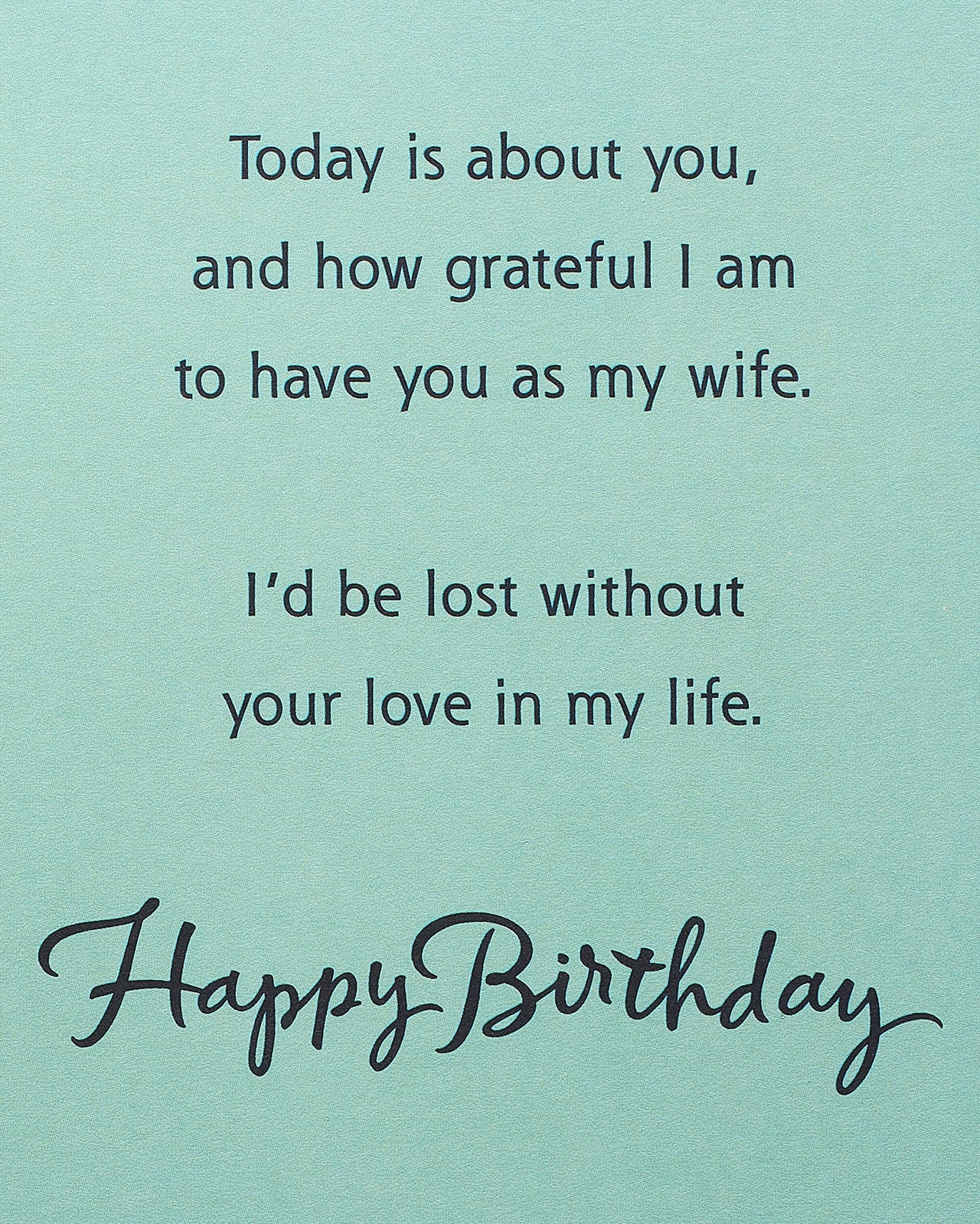 American Greetings Birthday Card for Wife (My Incredible Wife)