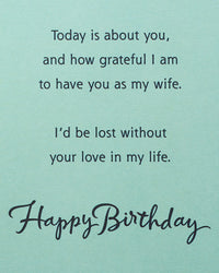 American Greetings Birthday Card for Wife (My Incredible Wife)