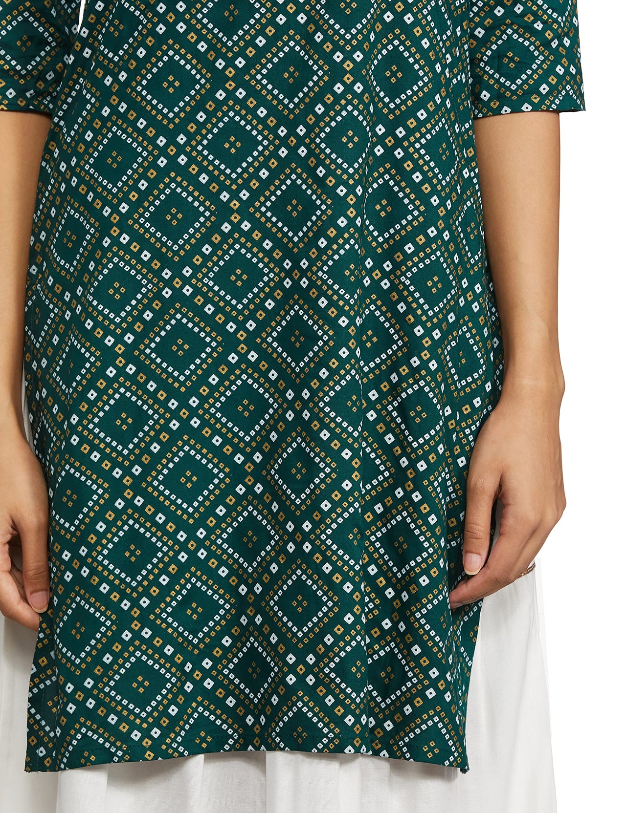 Ayukta Women Straight Kurti with Skirt